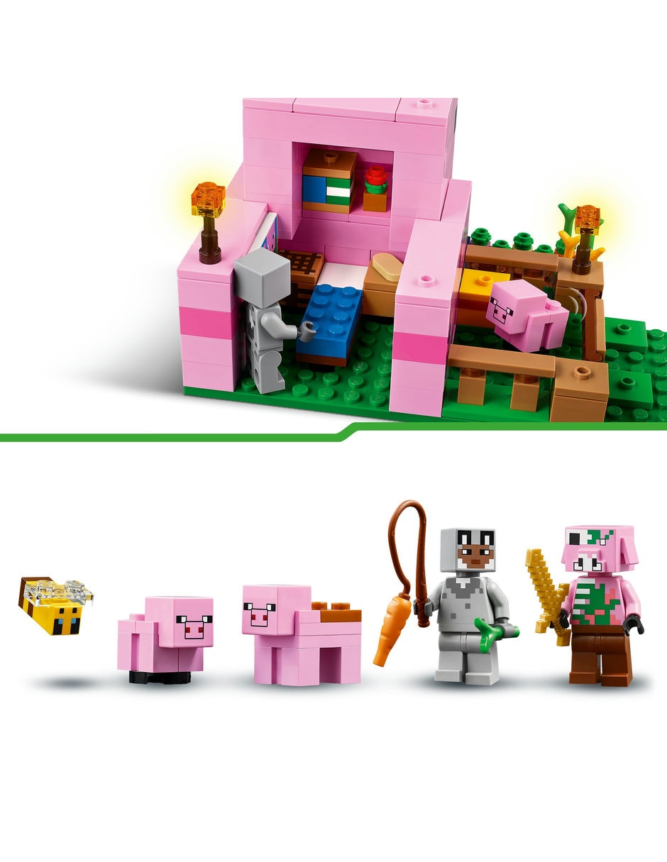 Minecraft La Casa-Cerdo Bebé 21268 4