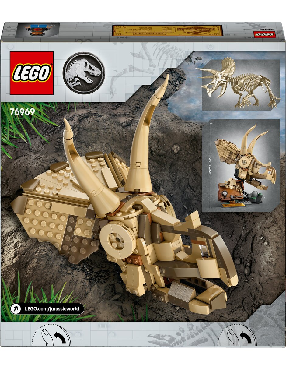 Jurassic World Fósiles De Dinosaurio: Cráneo De Triceratops 76969 3