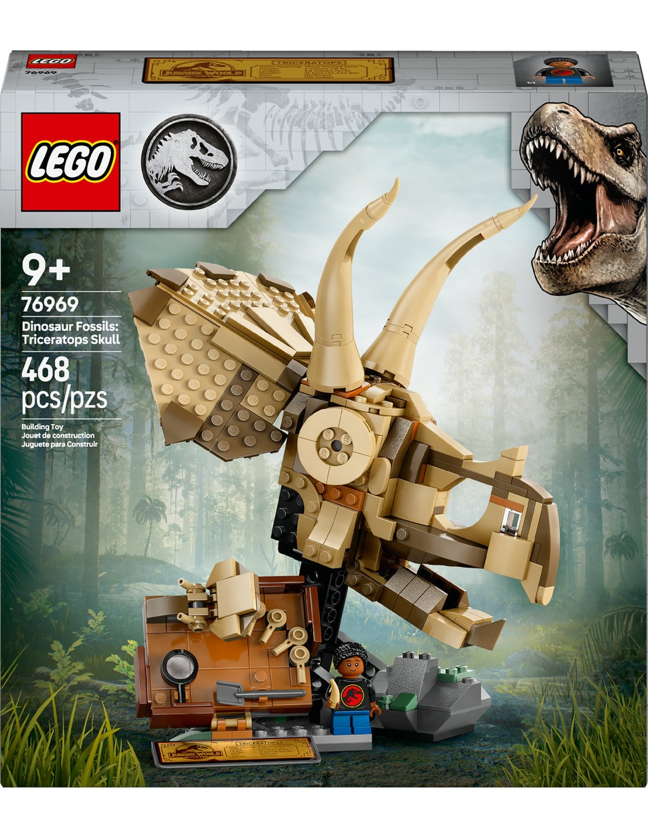 Jurassic World Fósiles De Dinosaurio: Cráneo De Triceratops 76969 4