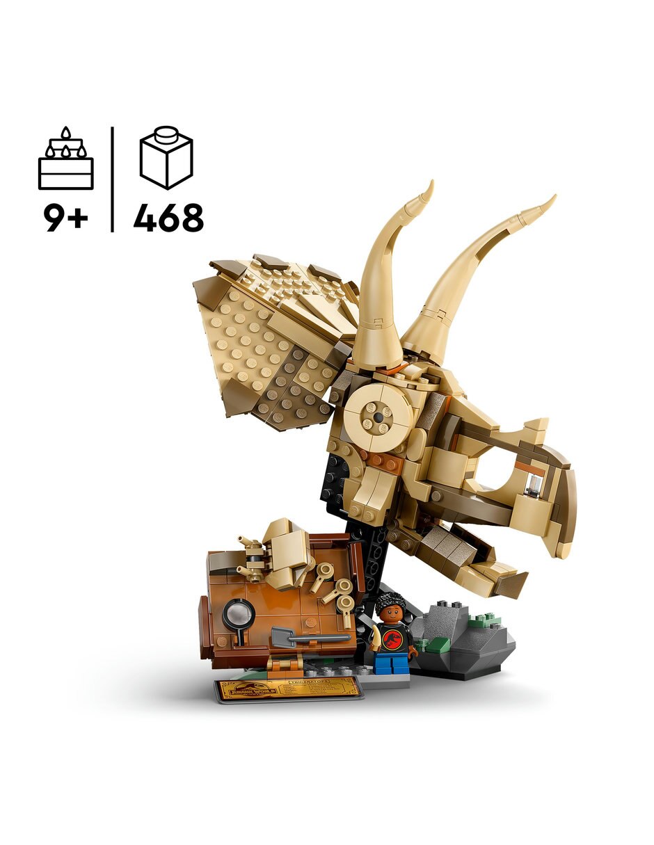 Jurassic World Fósiles De Dinosaurio: Cráneo De Triceratops 76969 7
