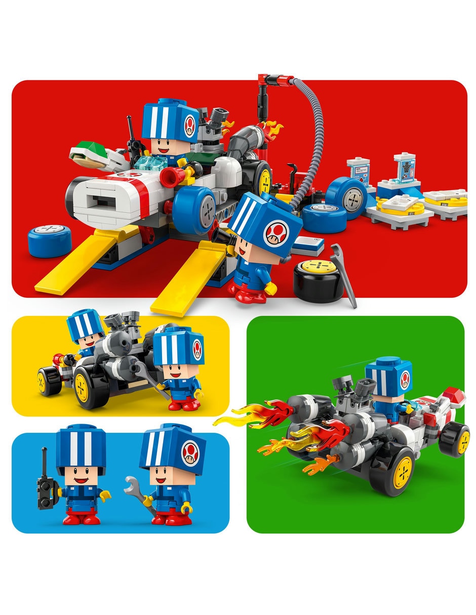 LEGO Mario Kart™: Garaje De Toad 72035 Super Mario 2