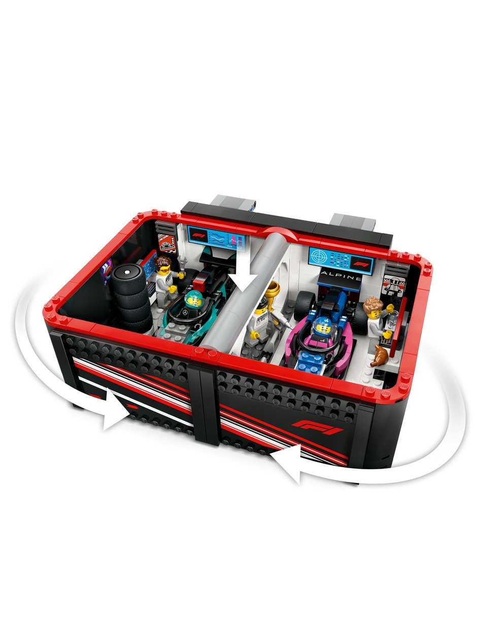 LEGO Garaje De F1 Y Auto Mercedes-Amg 6 Alpine 60444 City 2