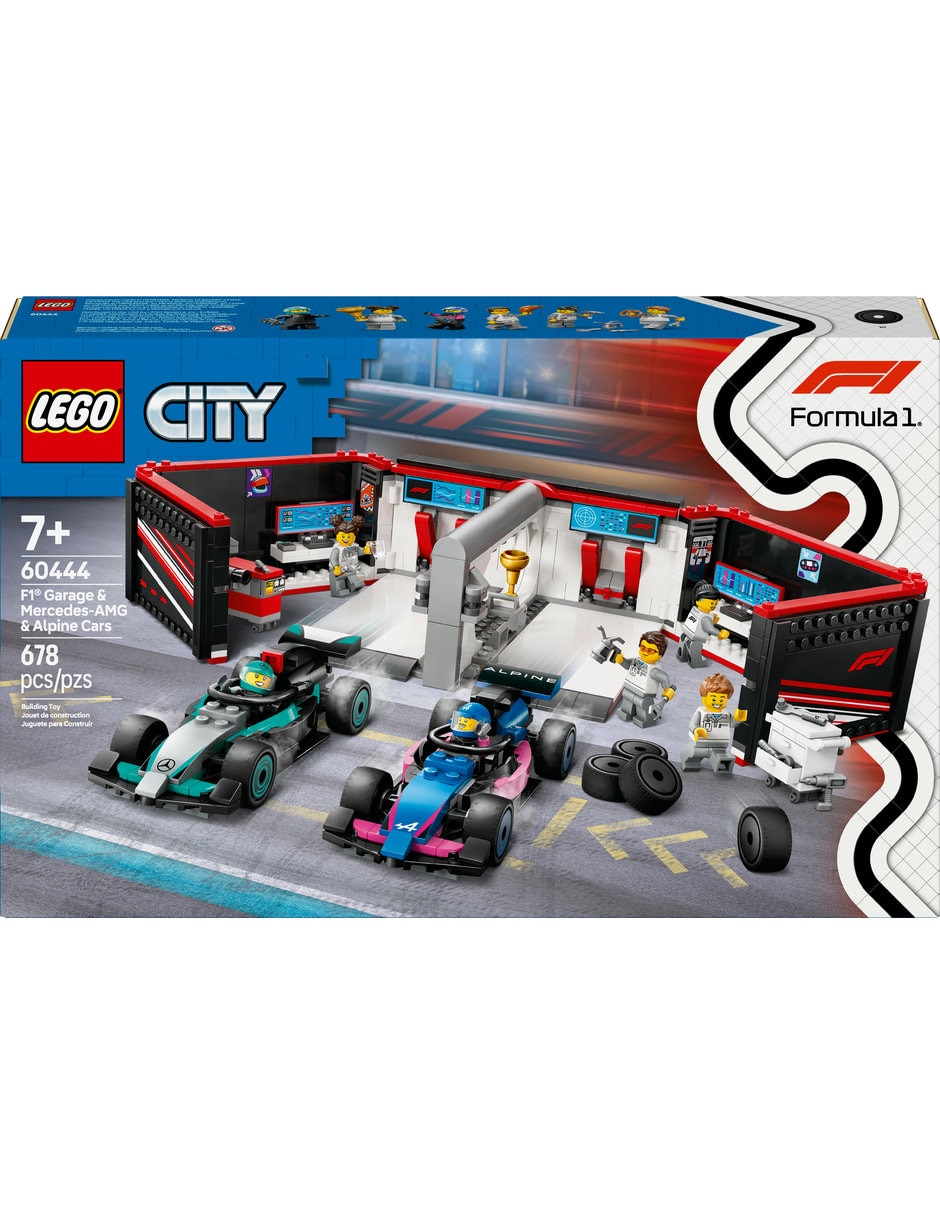 LEGO Garaje De F1 Y Auto Mercedes-Amg 6 Alpine 60444 City 4