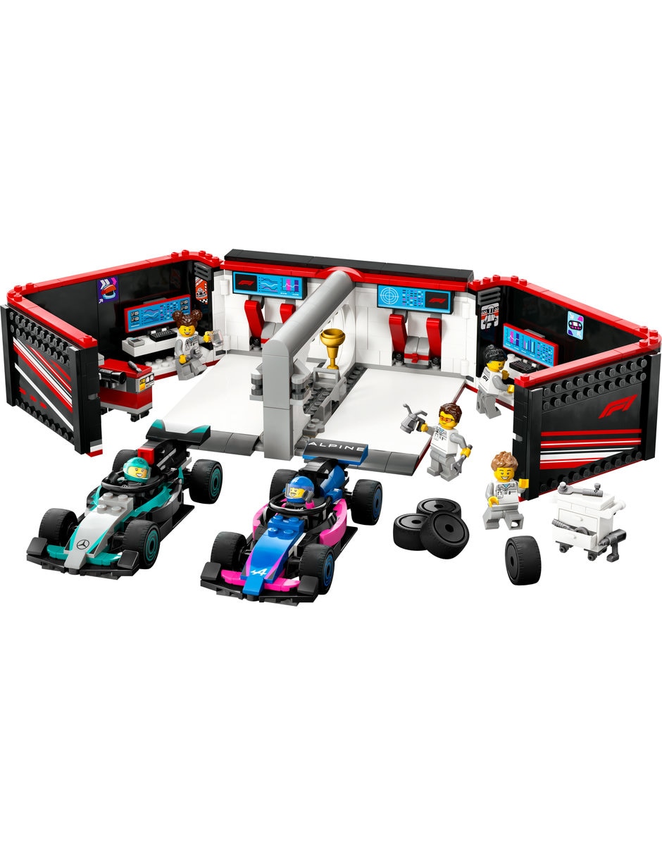 LEGO Garaje De F1 Y Auto Mercedes-Amg 6 Alpine 60444 City 5
