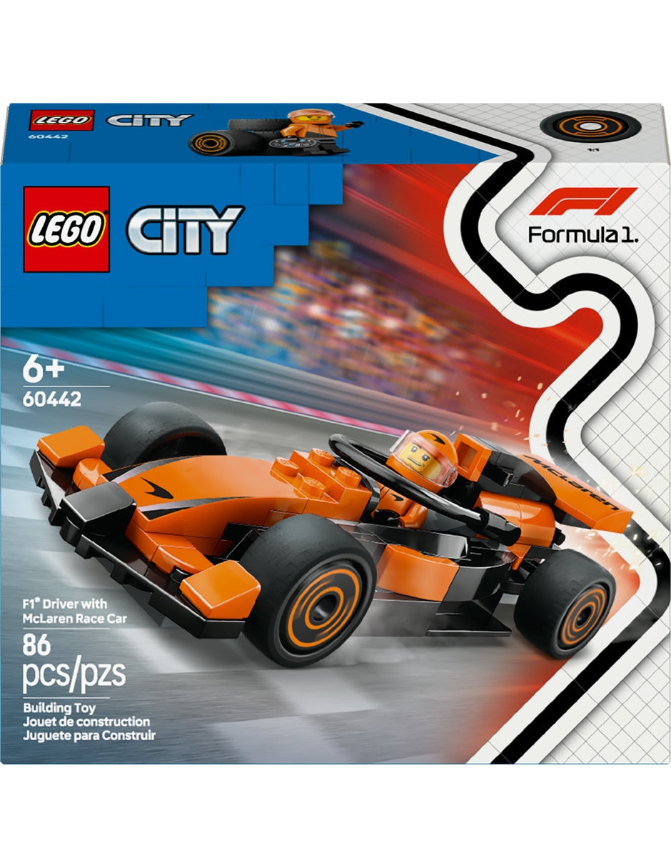 LEGO F1 Driver With Mclaren Race Car 60442 Lego City 4