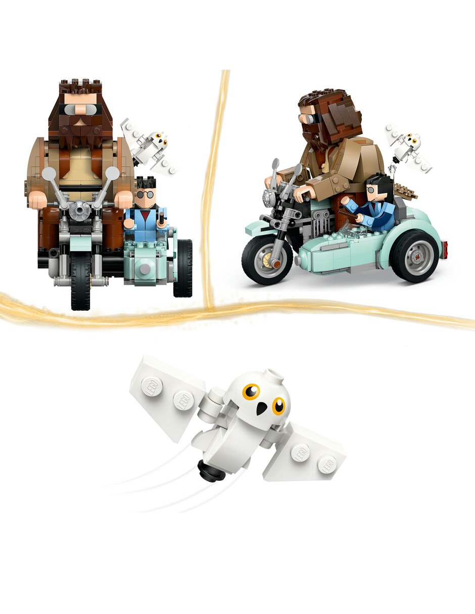 Harry Potter Viaje En Moto De Hagrid Y Harry 76443 5