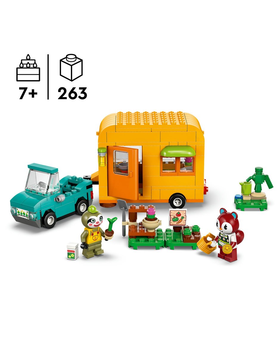 LEGO Caravana Y Puesto De Flores De Gandulio 77054 Animal Crossing 6