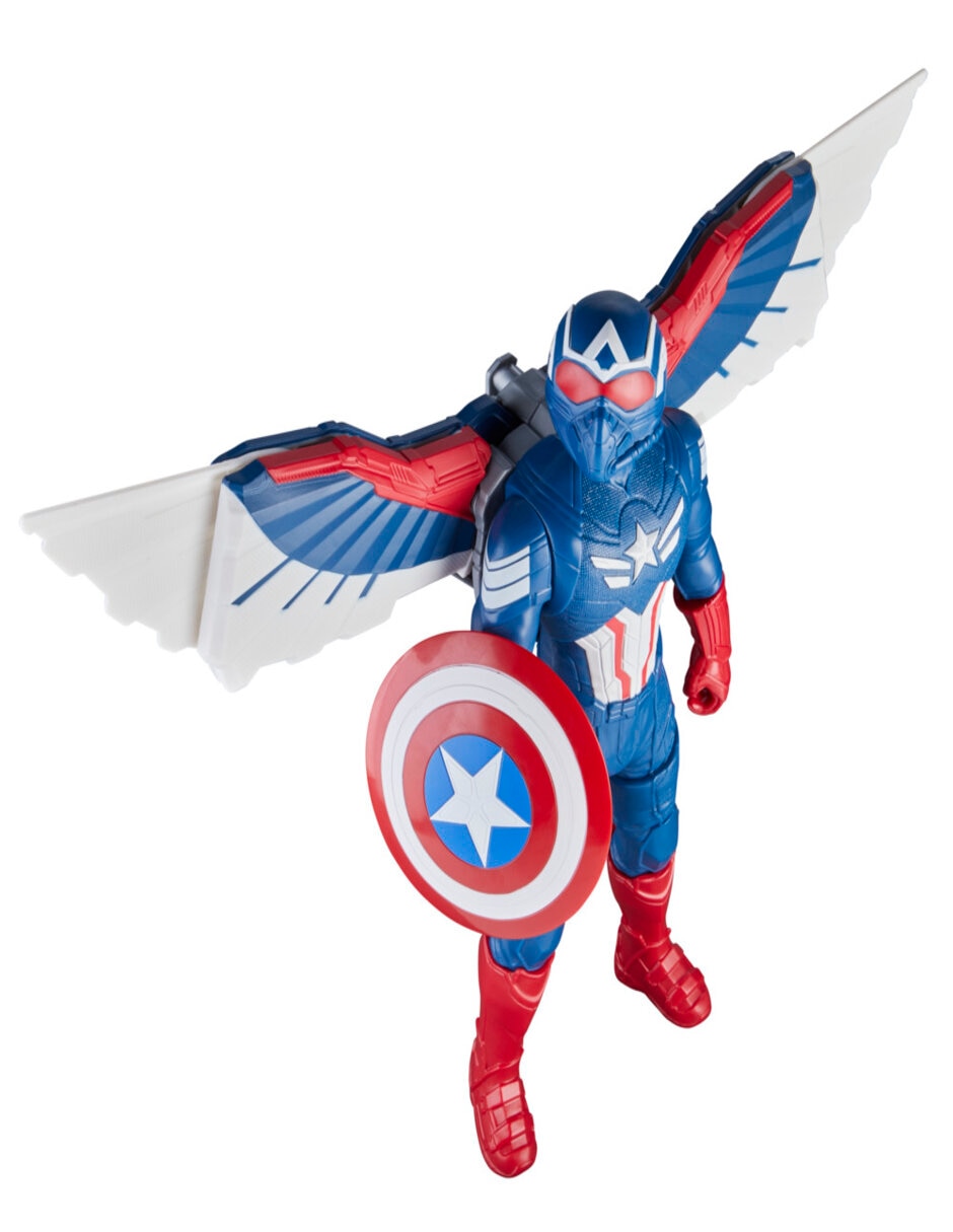 Figura de acción articulada Studios Capitán América titan hero Marvel 3