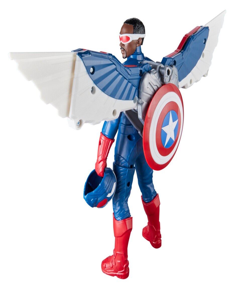 Figura de acción articulada Studios Capitán América titan hero Marvel 4