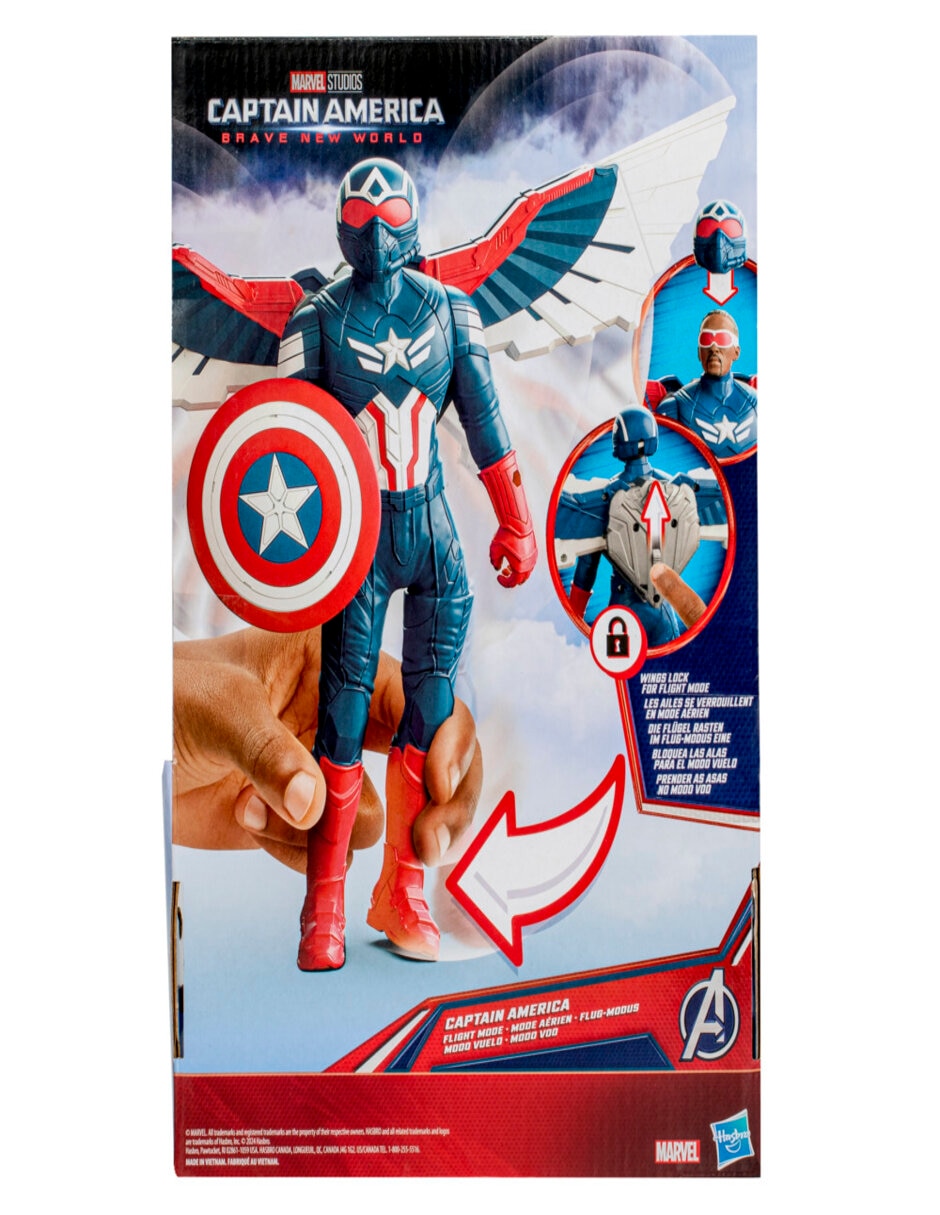Figura de acción articulada Studios Capitán América titan hero Marvel 7