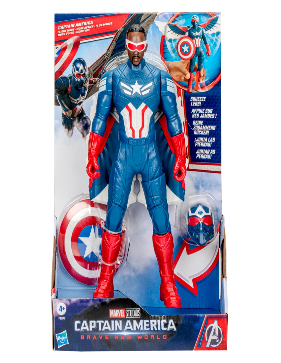 Figura de acción articulada Studios Capitán América titan hero Marvel 8