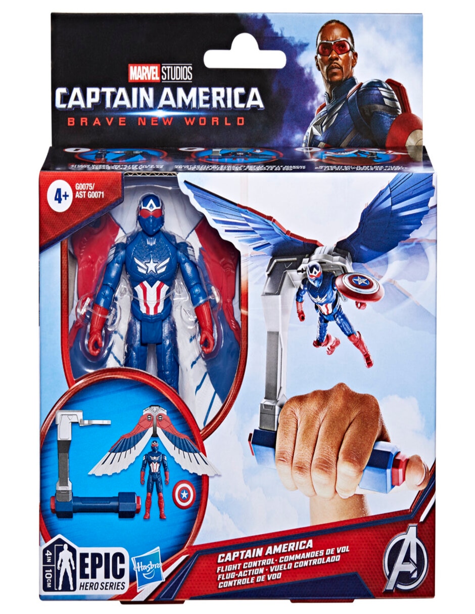 Figura de acción articulada Captain America Brave New World Capitán América Figura de acción articulada Captain America Brave New World Capitán América