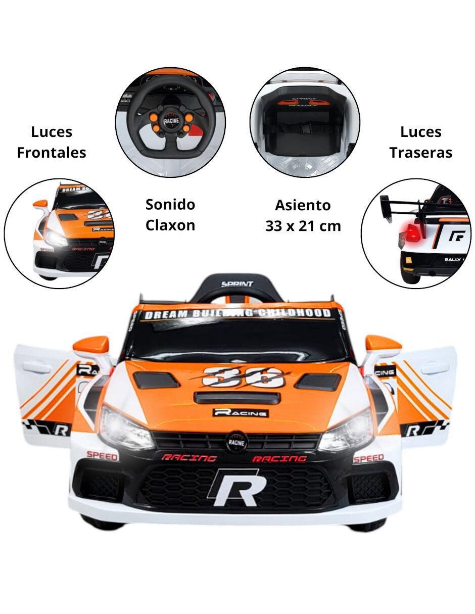 Automóvil montable con control remoto Rally recargable infantil 5