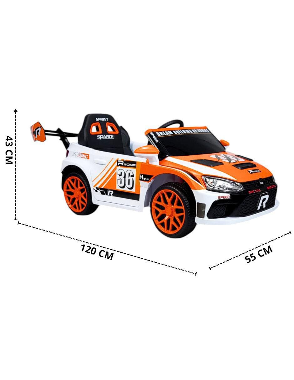 Automóvil montable con control remoto Rally recargable infantil 7