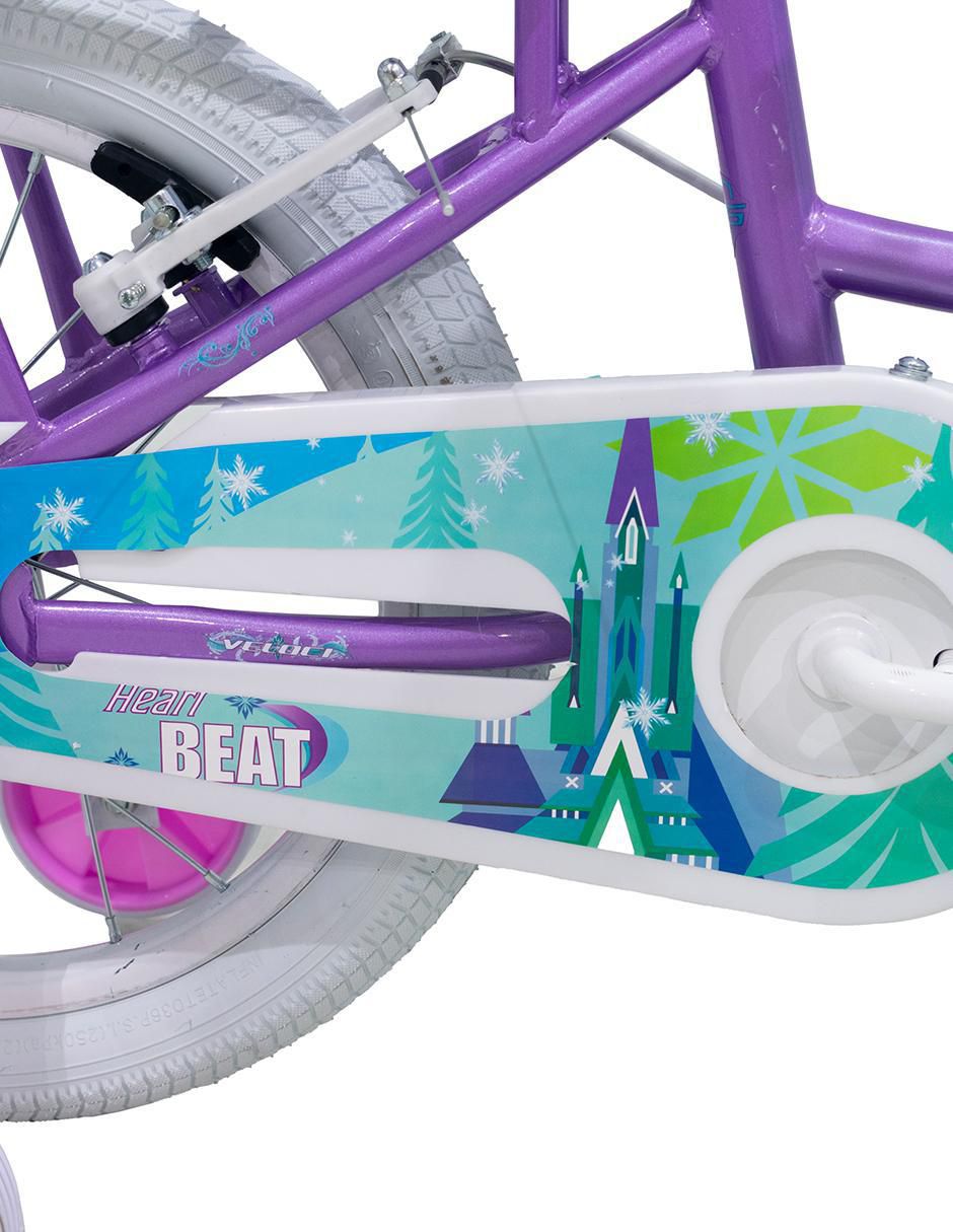 Bicicleta infantil veloci rodada 16 para niña