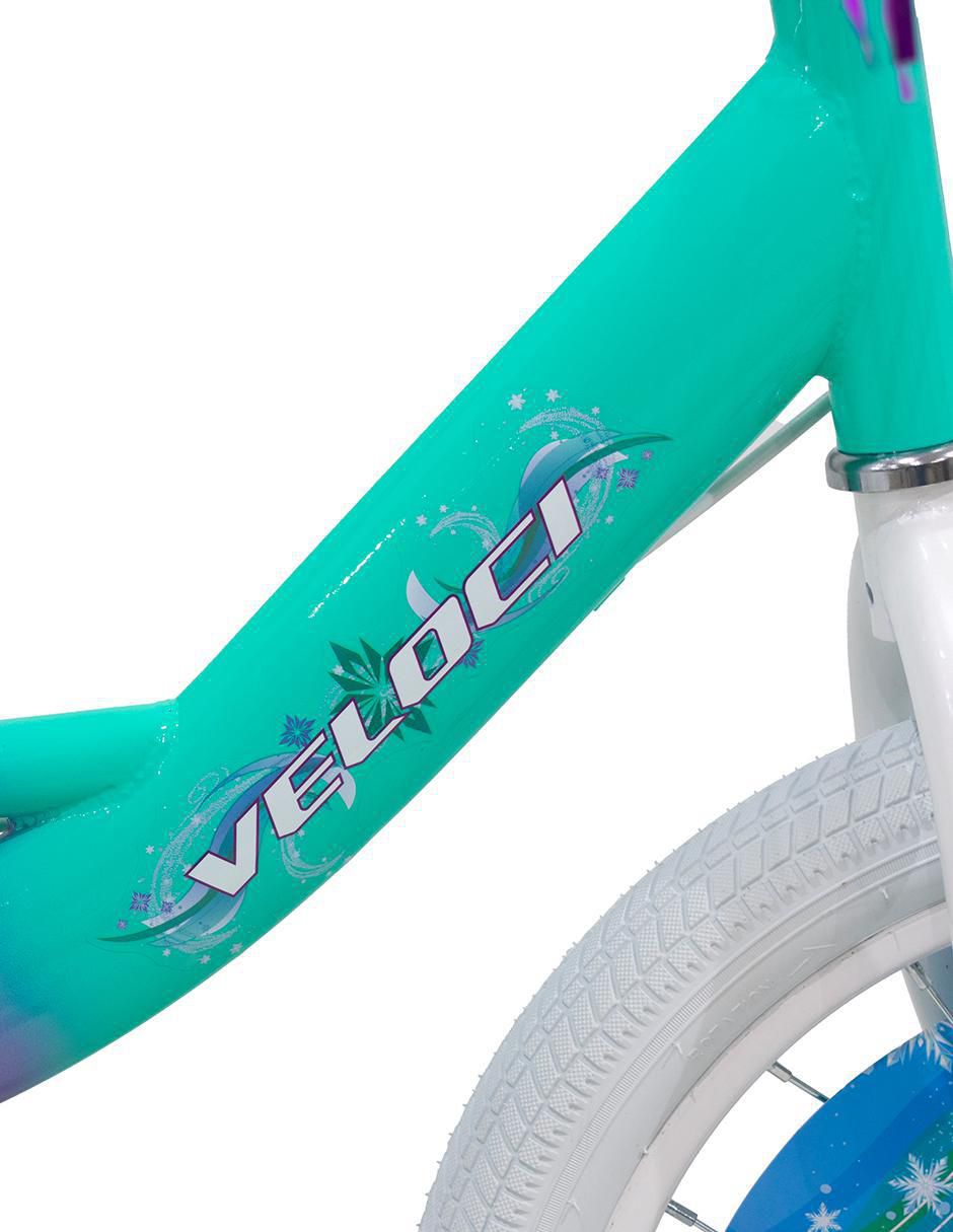 Bicicleta infantil veloci rodada 16 para niña