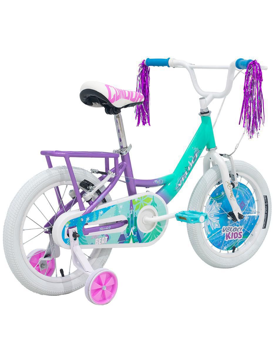 Bicicleta infantil veloci rodada 16 para niña