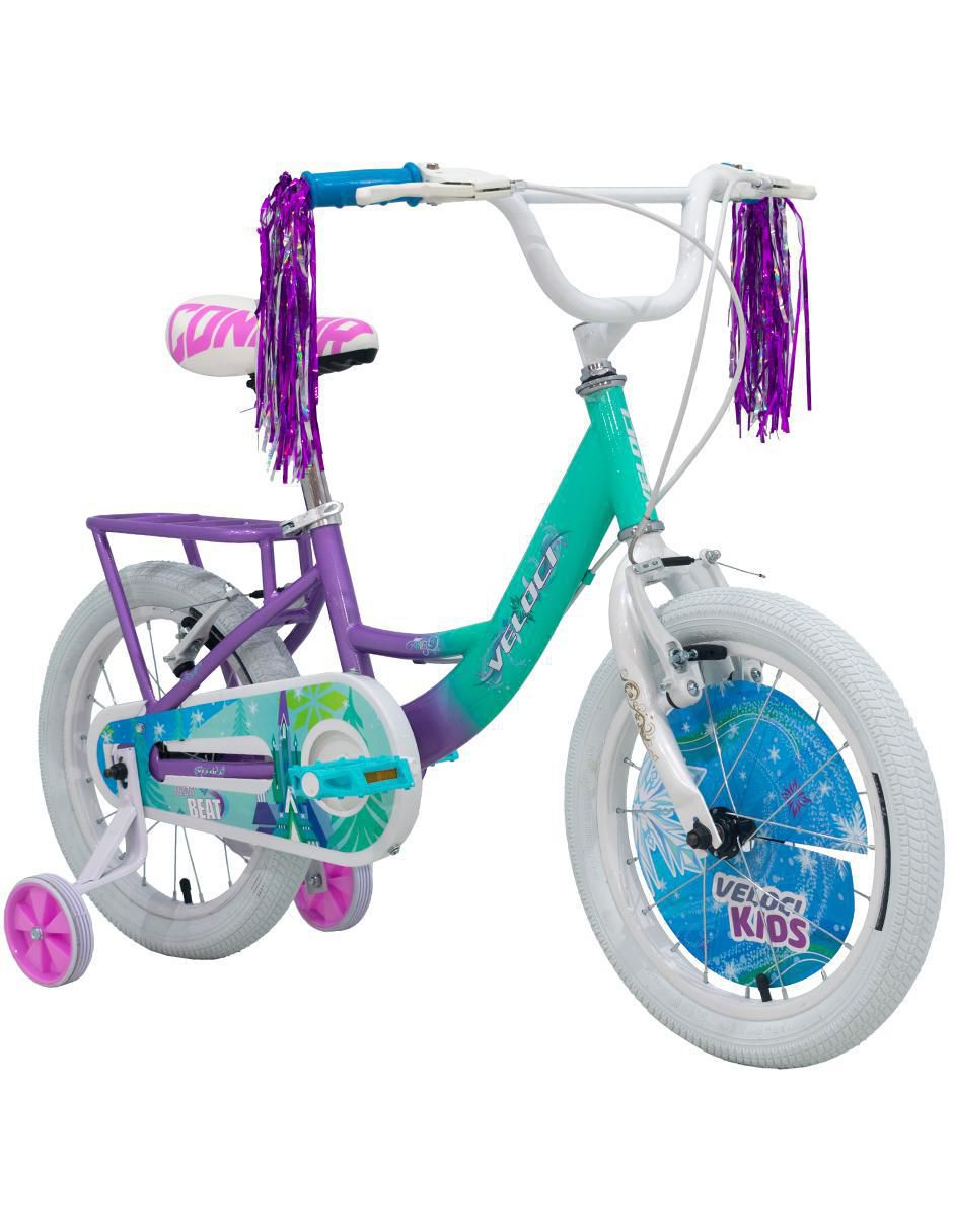 Bicicleta infantil veloci rodada 16 para niña