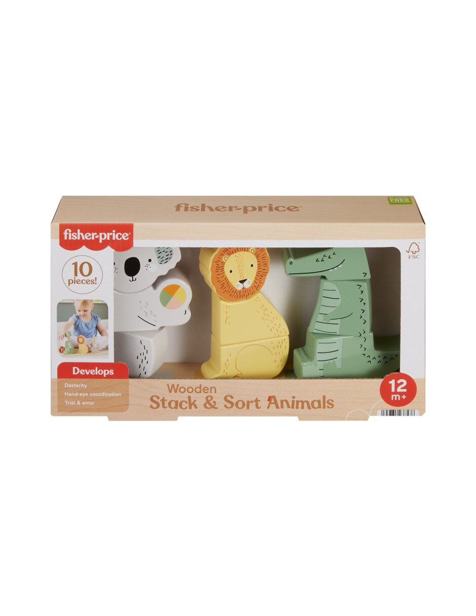 Animalitos Apilables Fisher Price juego didáctico infantil unisex