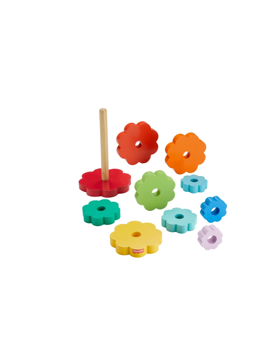 Apilador De Anillos De Madera juego didáctico infantil unisex