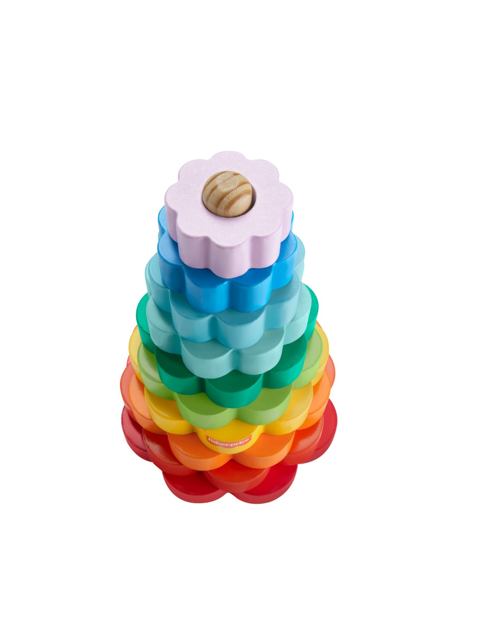 Apilador De Anillos De Madera juego didáctico infantil unisex