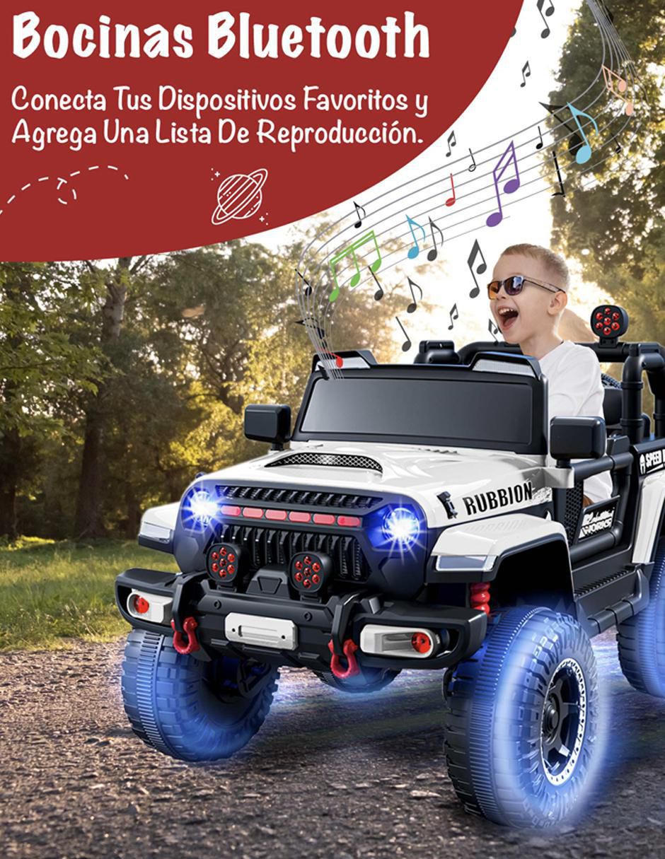 Automóvil montable con control remoto de batería infantil 2