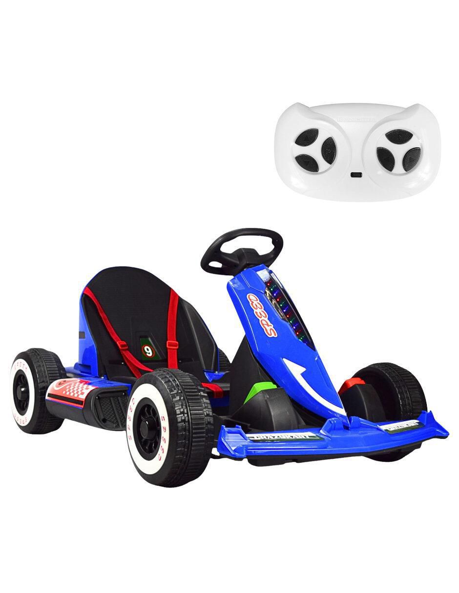 Automóvil montable con control remoto Crazy Kart Speed recargable infantil