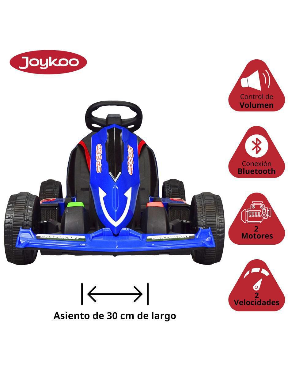 Automóvil montable con control remoto Crazy Kart Speed recargable infantil 5