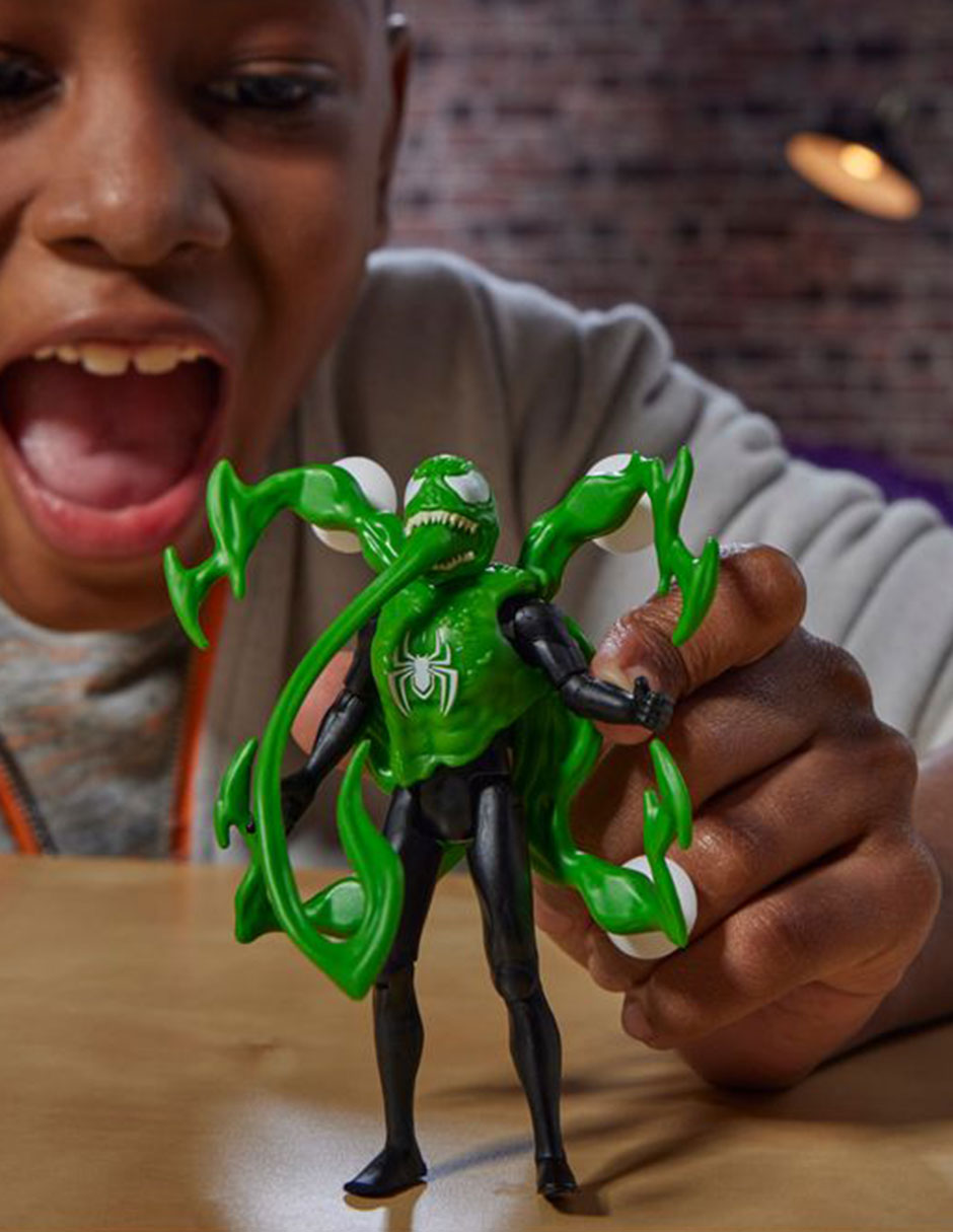Figura de acción articulada VenomVersus Miles Morales deluxe Marvel