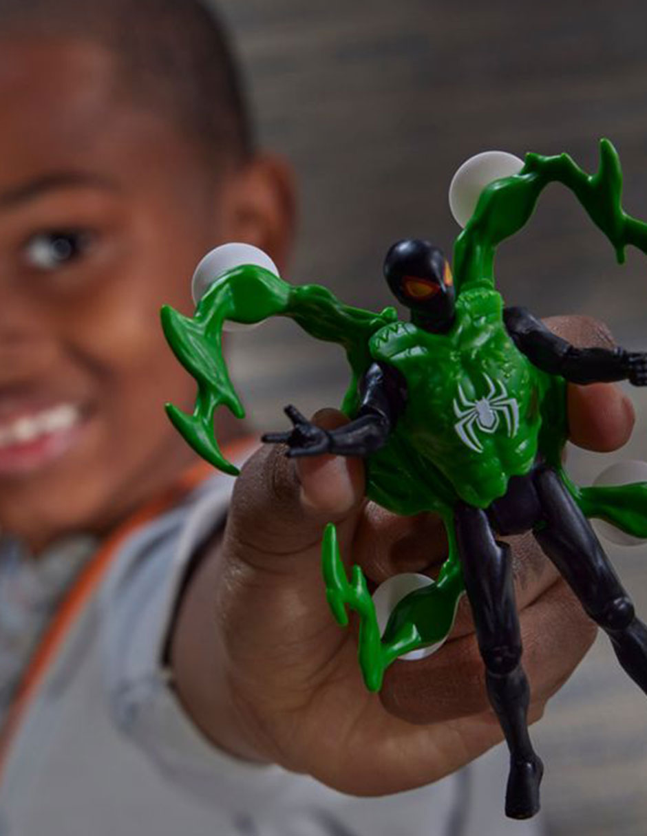 Figura de acción articulada VenomVersus Miles Morales deluxe Marvel
