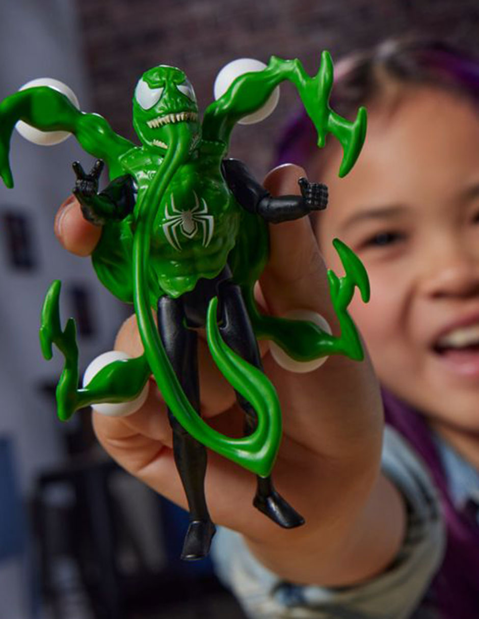 Figura de acción articulada VenomVersus Miles Morales deluxe Marvel