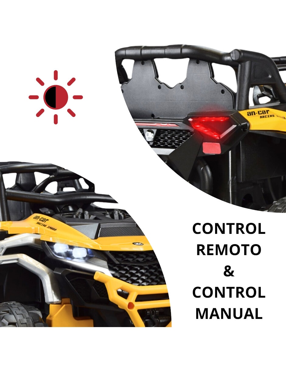 Automóvil montable control remoto racing speed de recargable unisex 2
