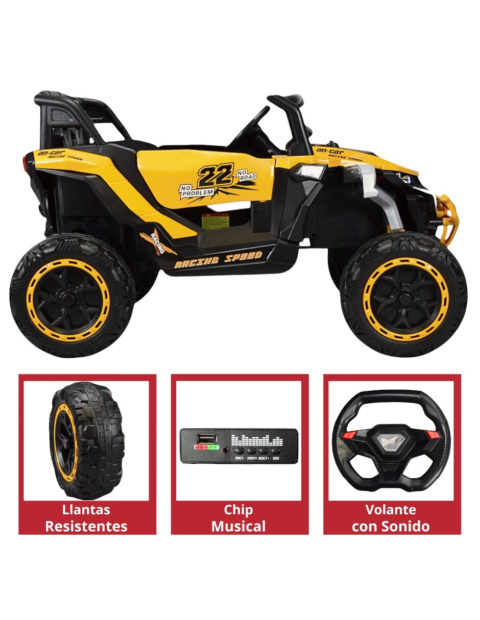 Automóvil montable control remoto racing speed de recargable unisex 4