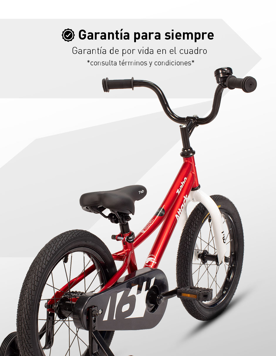 Bicicleta infantil Turbo rodada 16 unisex