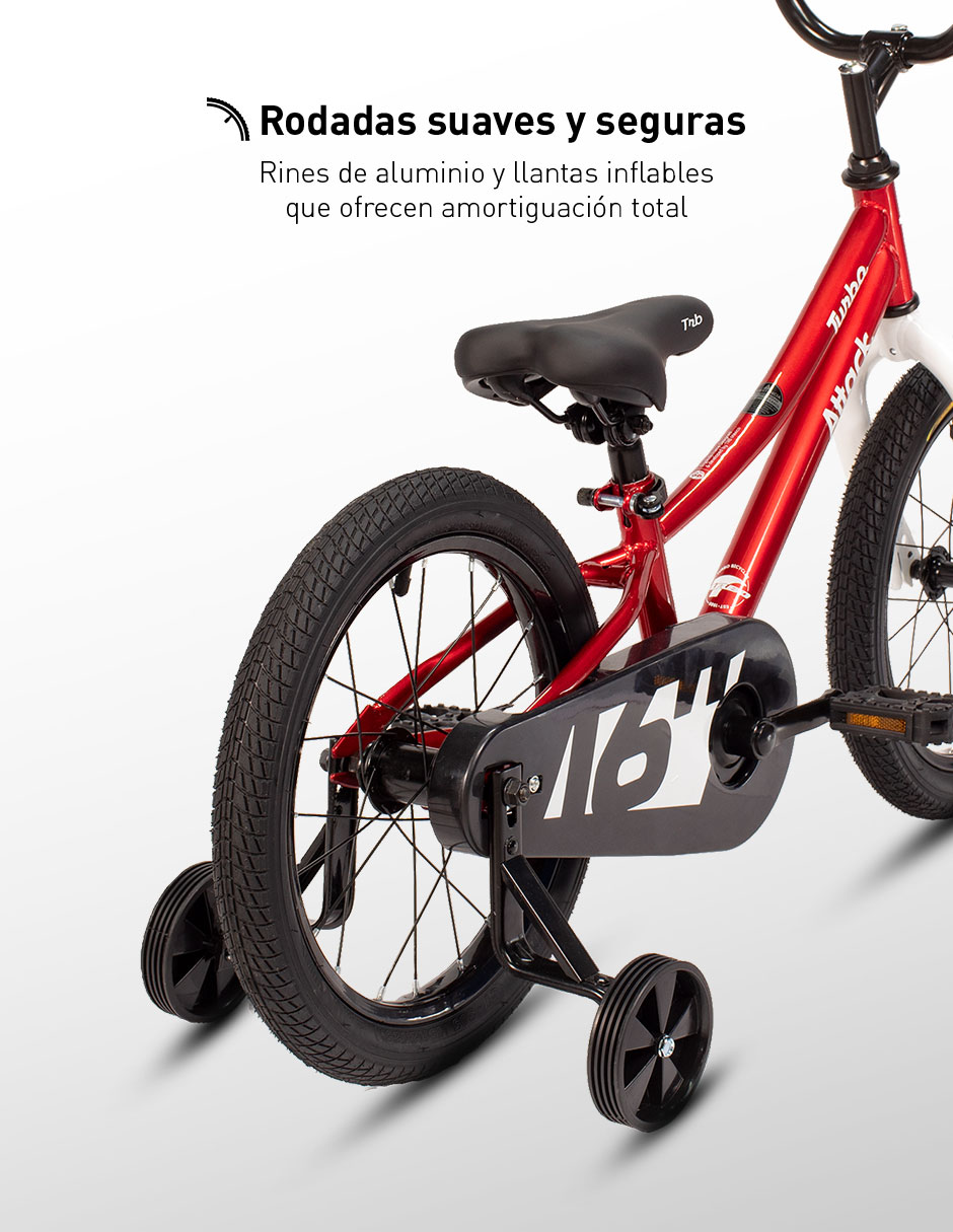 Bicicleta infantil Turbo rodada 16 unisex