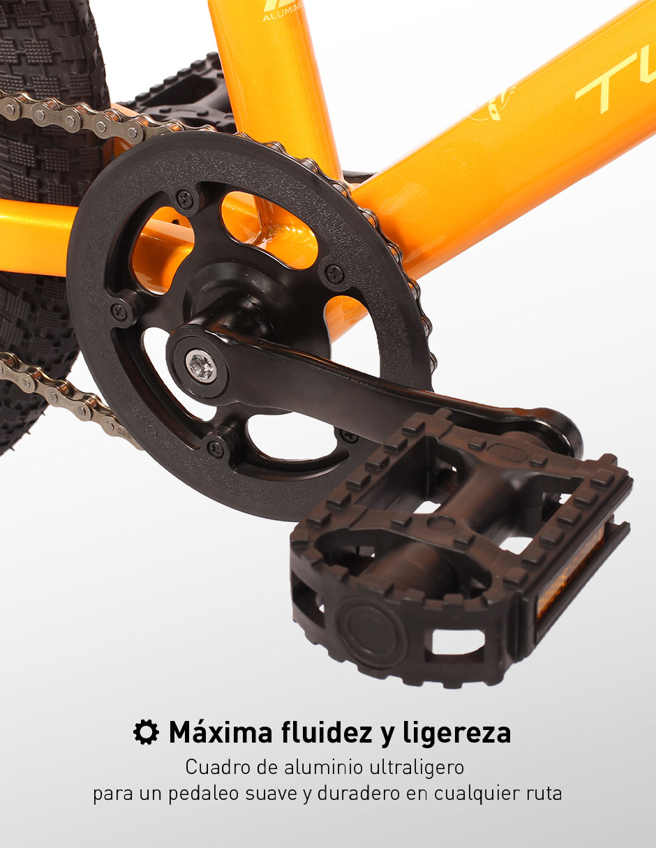 Bicicleta infantil Turbo rodada 16 unisex