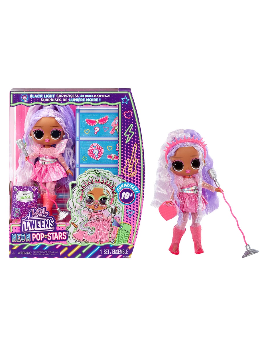Muñeca tweens neon pop stars