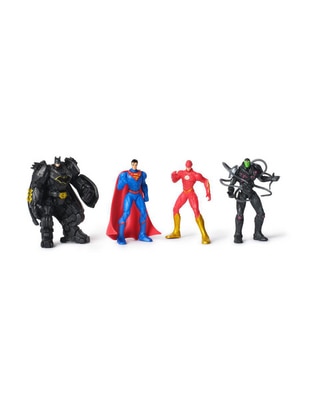 Set figuras acción articulada DC Metal Force Brainiac,Batman,Superman y The Flash Collectors
