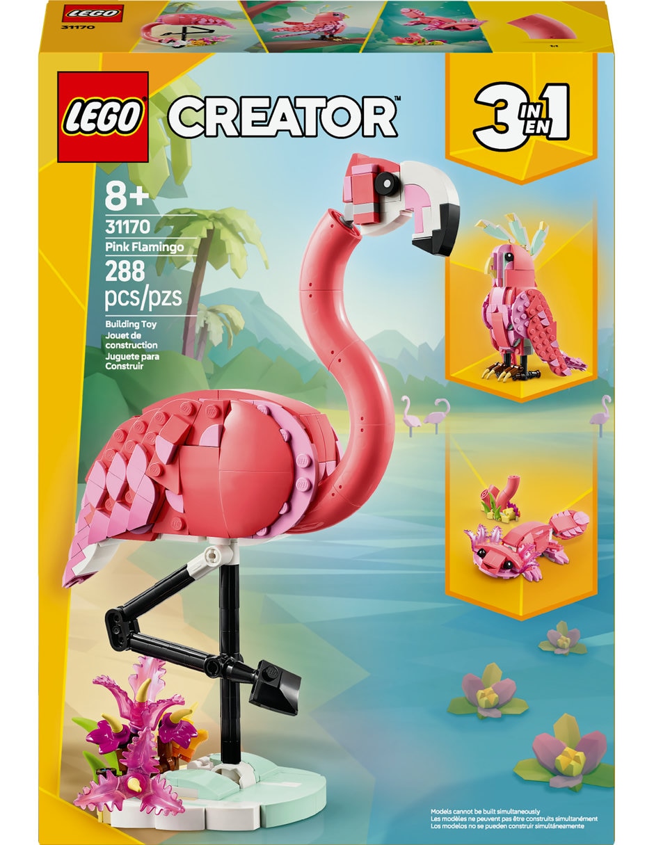 LEGO Fauna Salvaje: Flamingo Rosa 31170 Creator 2