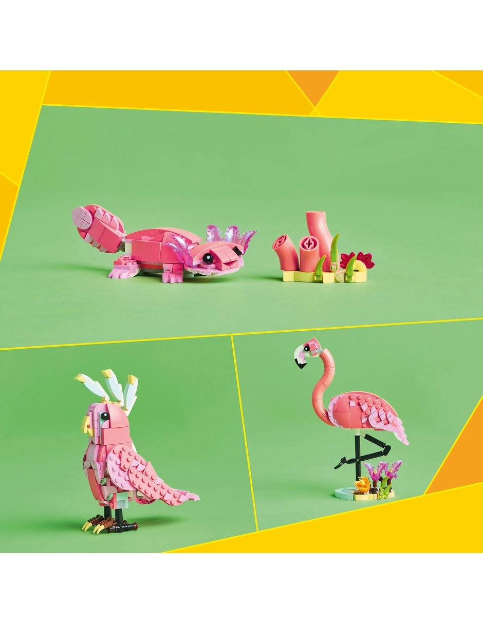 LEGO Fauna Salvaje: Flamingo Rosa 31170 Creator 4