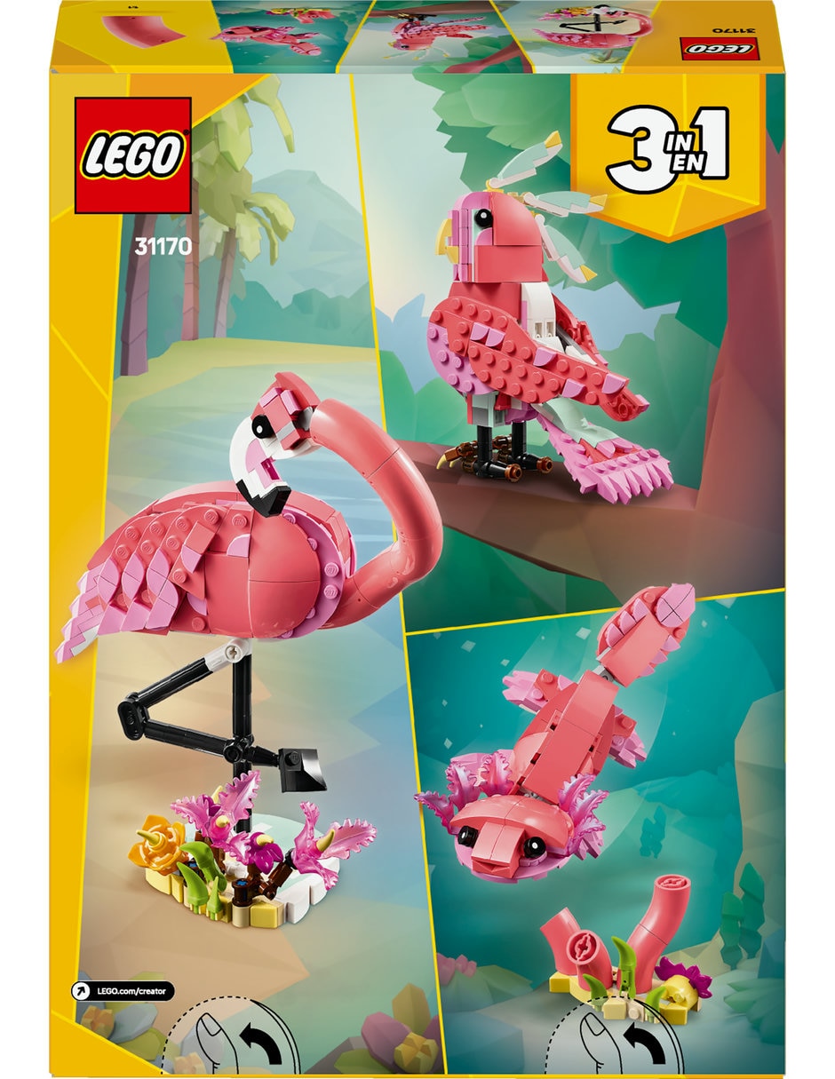 LEGO Fauna Salvaje: Flamingo Rosa 31170 Creator 5