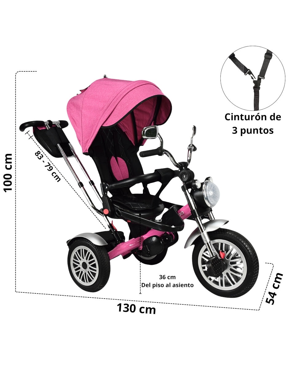 Triciclo giratorio 360 "para" unisex 8