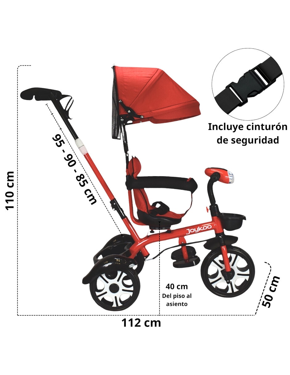 Triciclo evolutivo giratorio para infantil unisex 6