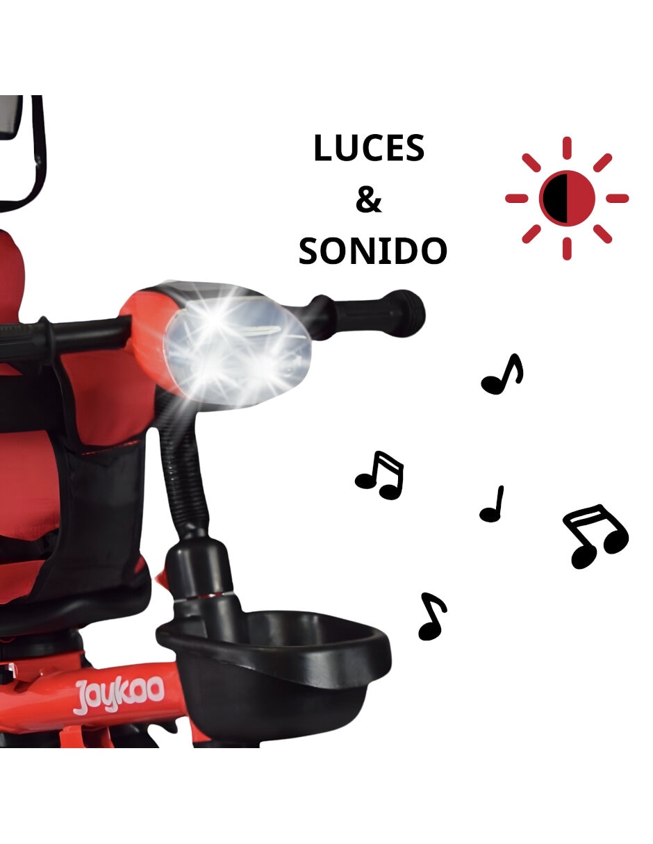 Triciclo evolutivo giratorio para infantil unisex 5