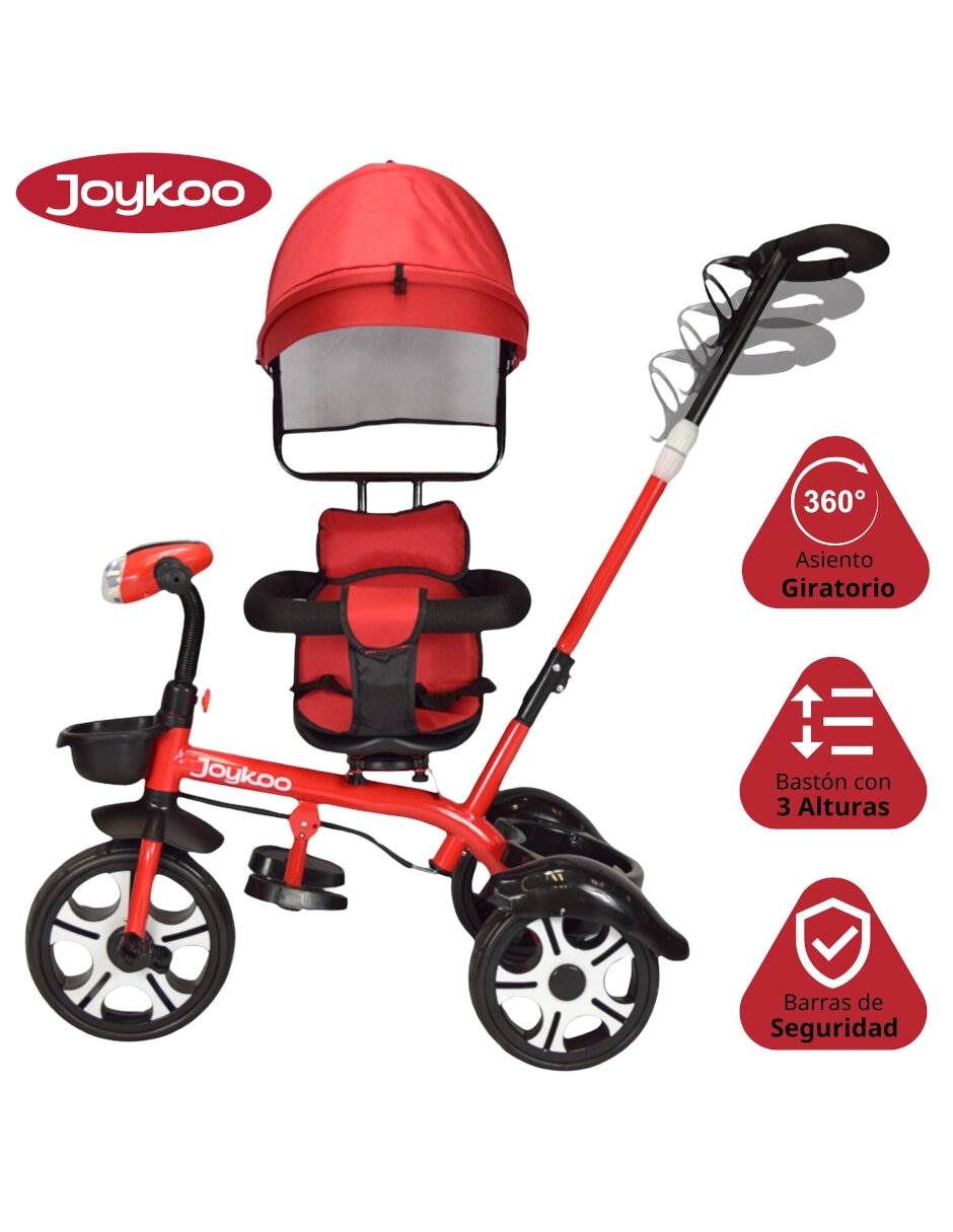 Triciclo evolutivo giratorio para infantil unisex 4