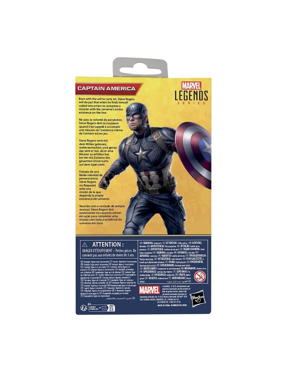 Figura de acción articulada : Avengers Legends Series Capitán América 3