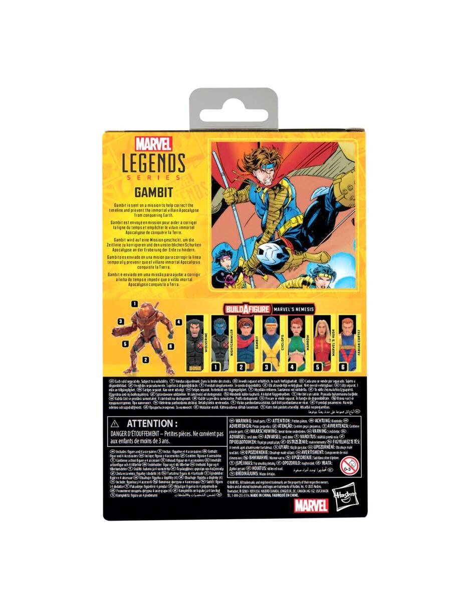 Figura de acción articulada X-Men Gambit legend articulado 11