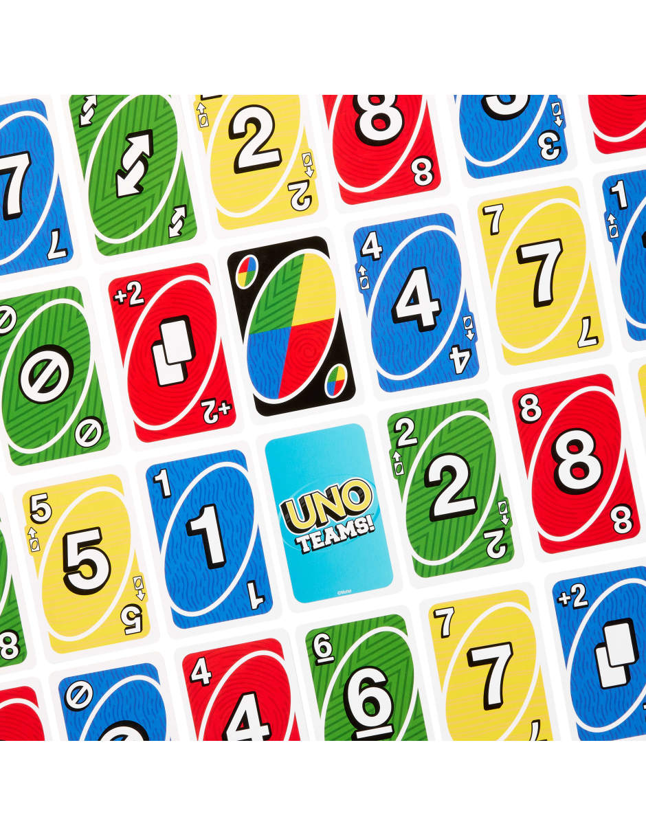 Uno teams juego de mesa Mattel