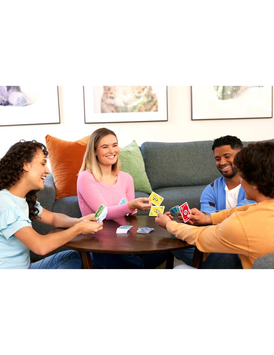 Uno teams juego de mesa Mattel
