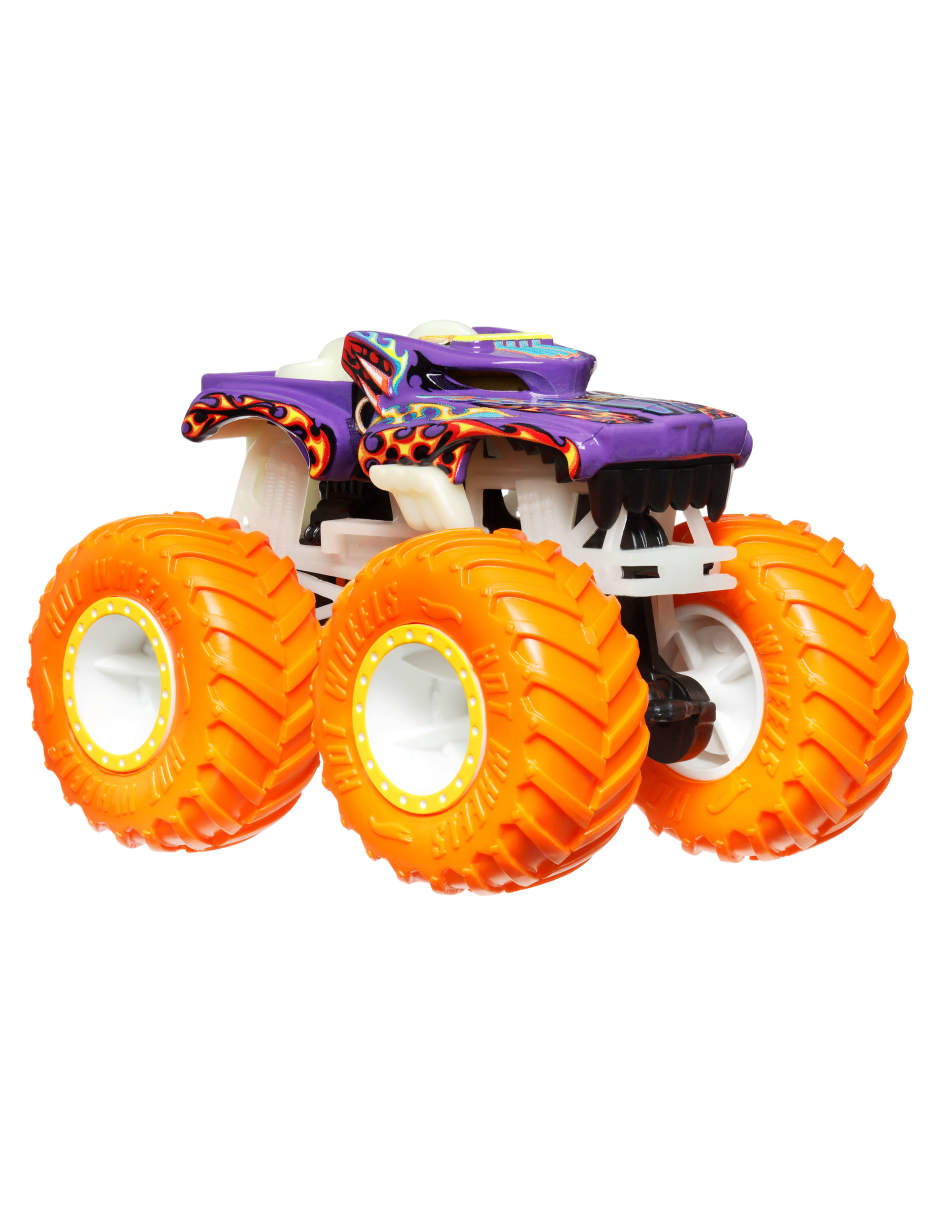 Vehículo a escala Monster Trucks Glow in the Dark Hot Wheels 8